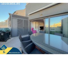 Exclusivo atico con excelentes calidades y amplia terraza + Solarium privado con vistas + Garaje