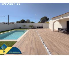 Fantastico chalet completamente reformado a estrenar con 400 mts de parcela y preciosa piscina