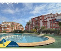 Espectacular apartamento con amplia terraza y vistas al mar + Bellísima piscina comunitaria