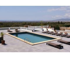 Gran Villa con piscina y cancha de tenis en SA CABANETA - MA