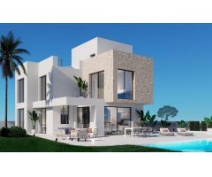 Villas de obra nueva situados en Balcon de Finestrat