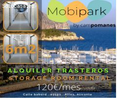 ???? Alquiler de Trasteros en Calle Babord, Mascarat - Altea ????