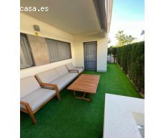 Bungalow con jard?n privado en playa de la Veleta