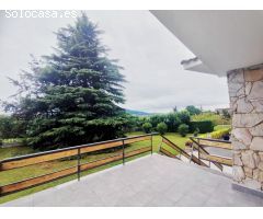 Chalet con vistas espectaculares de Oviedo y terrenos edificables en Colloto