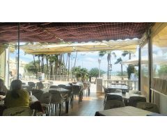 RESTAURANTE CAFETERIA EN TRASPASO EN PRIMERA LINEA DE PLAYA EN BENALMADENA COSTA