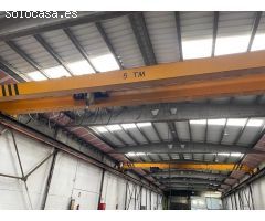 NAVE INDUSTRIAL CON PUENTES GRUA