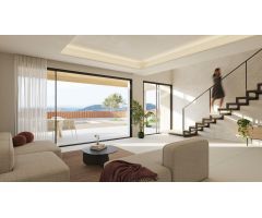 Villa de lujo con vistas panorámicas al mar.