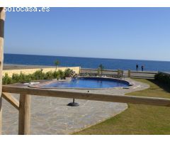 Villa independiente de lujo en primera linea de playa en Vera Playa