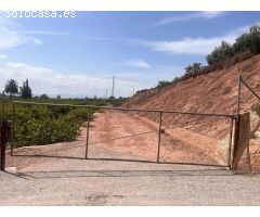 TERRENO URBANIZABLE EN LA CARRETERA ALHAMA-TOTANAA