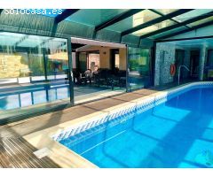Espectacular villa con piscina rodeada de naturaleza