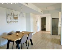 Apartamento con vistas al mar en una urbanización moderna a 50m de la playa de La Mata.