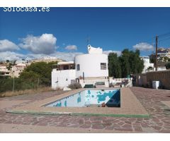 Chalet Montiboli con 3 parcelas edificables juntas y en esquina
