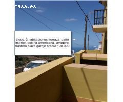 Tijoco-75m2- Piso 2 habitaciones, terraza, patio, lavadero, trastero y plaza garaje