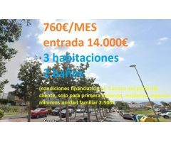 San Isidro. Piso .3 habitaciones ,2 baños, balcon ascensor