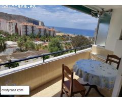 Los Cristianos. Piso 1 habitacion con vistas, garaje a 300 metros del mar