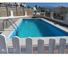 villa en torre del mar con vistas al mar