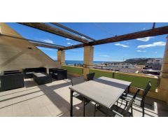 Apartamento 2 Dormitorios y 2 Baños gran terraza con vistas  1ª linea Piscina 2 garajes y trastero