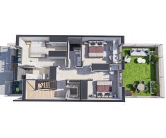 ¡Casa esquinera de obra nueva en La Garriga con jardín, eficiencia energética A y ascensor