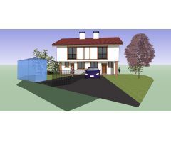 PROXIMA CONSTRUCCION DE DOS CHALETS PAREADOS EN RAMALES DE LA VICTORIA (CANTABRIA)