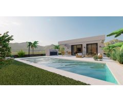 Chalets independientes de 3 dormitorios con piscina privada en Los Montesinos
