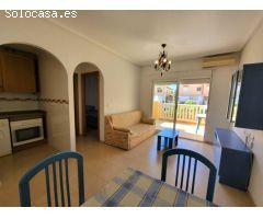 Apartamento de 1 dormitorio, plaza de aparcamiento, piscina, en bonito Residencial en Aguas Nuevas