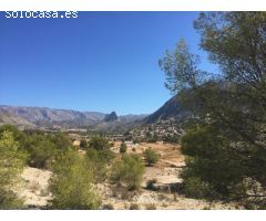 Se vende terreno rustico con vistas en Orxeta