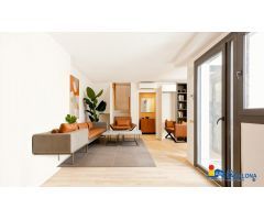 Piso dúplex en planta baja de 3 habitaciones con Patio de Obra Nueva
