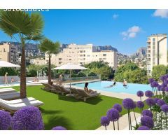 Apartamento Obra Nueva 3 dormitorios, parking, trastero y piscina en Calpe (Costa Blanca)