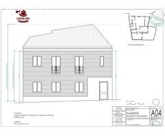Solar urbano de118 m2 para la construcción de 2 apartamentos, de 71 m2 y 65 m2