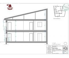 Solar urbano de118 m2 para la construcción de 2 apartamentos, de 71 m2 y 65 m2