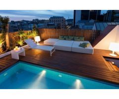 Ático Dúplex en Barcelona zona Dreta de l´Eixample, de 220m., 80 m2 de terraza, 4 habitaciones doble