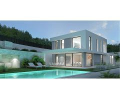 ?Proyecto Construcción Teulada Villa Moderna Piscina Privada Alicante Costa Blanca