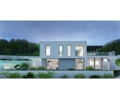 ?Proyecto Construcción Teulada Villa Moderna Piscina Privada Alicante Costa Blanca
