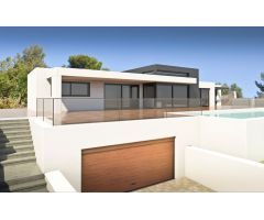 ?Proyecto de Construcción Villa Moderna Piscina Privada en Pedreguer Vistas a Montaña Costa Blanca