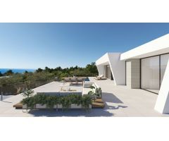 ?Villa de Diseño de Lujo en Benitatchell con Vistas Panorámicas al Mar y Piscina Privada