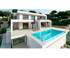 ?Villa de Lujo Moderna de Nueva Construcción Piscina Vista al Mar Benitatchell Costa Blanca Alicante