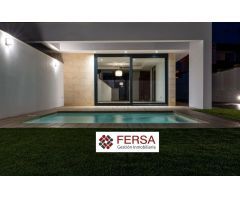 FERSA INMOBILIARIA VENDE EN EXCLUSIVA CHALET PAREADO CON PISCINA PRIVADA