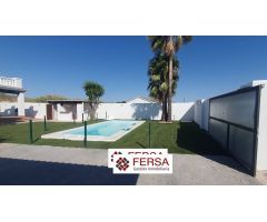 CANTARRANAS - CHALET CON PISCINA - ALQUILER TEMPORADAS CORTAS