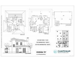 Gran chalet a 800 metros de la playa de La Barrosa en parcela de 1200 m2
