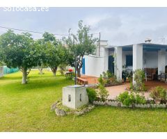 CASA DE CAMPO EN GRAN PARCELA DE 2.500 M2 CERCA DEL NOVO SANCTI PETRI