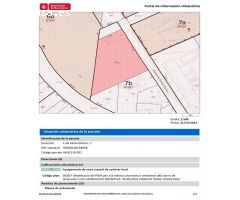 Venta de solar en Barcelona