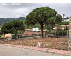 Espectacular terreno con vistas a la montaña en Cabrils  (Costa del Maresme)