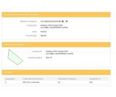 PARCELA RUISTICA SITUADA EN LAS LOMAS. VALDEFRESNO- PRECIO A CONSULTLAR