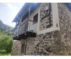 OPORTUNIDAD , CASA DE PIEDRA CON TERRENO A LADO DEL RIO EN SAN ESTEBAN DE VALDUEZA