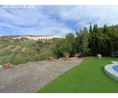 Casa rural independiente con piscina privada y olivos