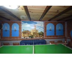 Casa de pueblo con amplias zonas exteriores y vistas