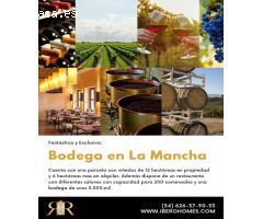 Fantastica y exclusiva Bodega en La Mancha