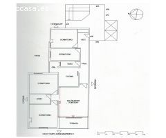 Excelente piso de 4 habitaciones en Benalua