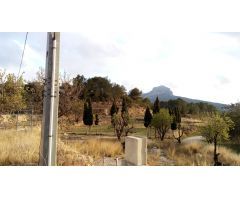 terreno urbanizable con luz y agua