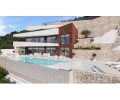 Proyecto Chalet de Lujo en Calpe con Vistas al Mediterraneo